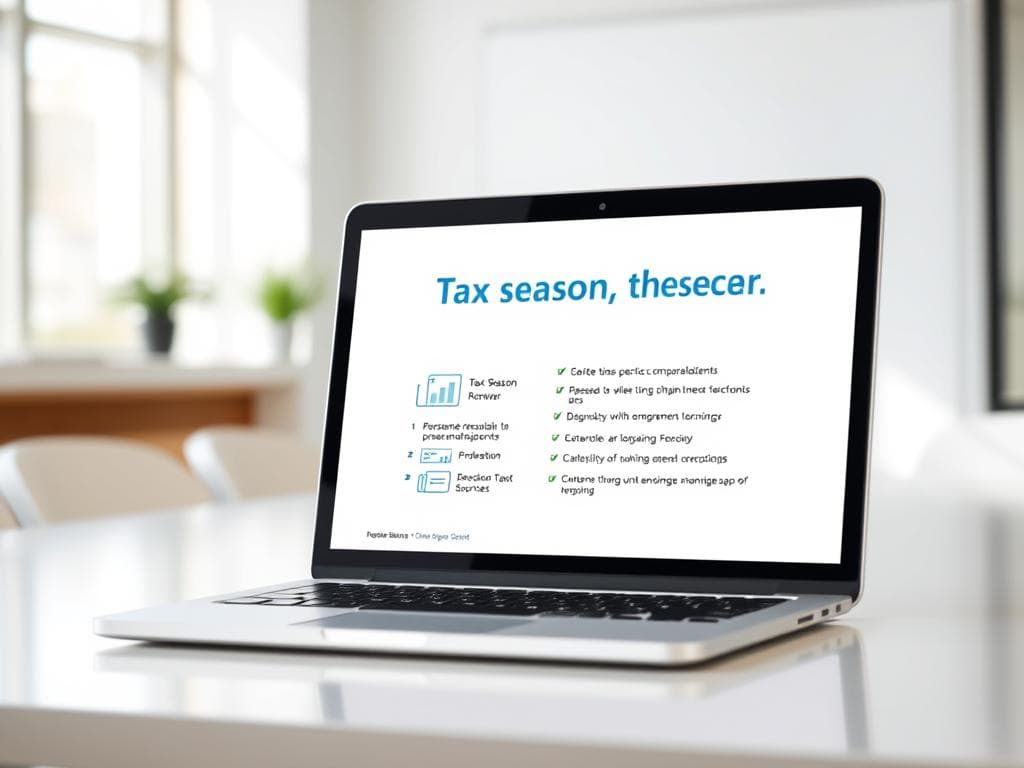 Tax Season Client Webinar Deck (Plain-Language Checklist Style)