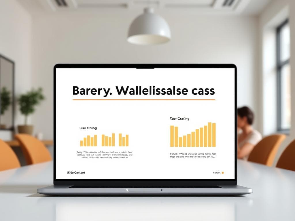 Bakery Wholesale Sales Deck (Warm Artisan Minimal)