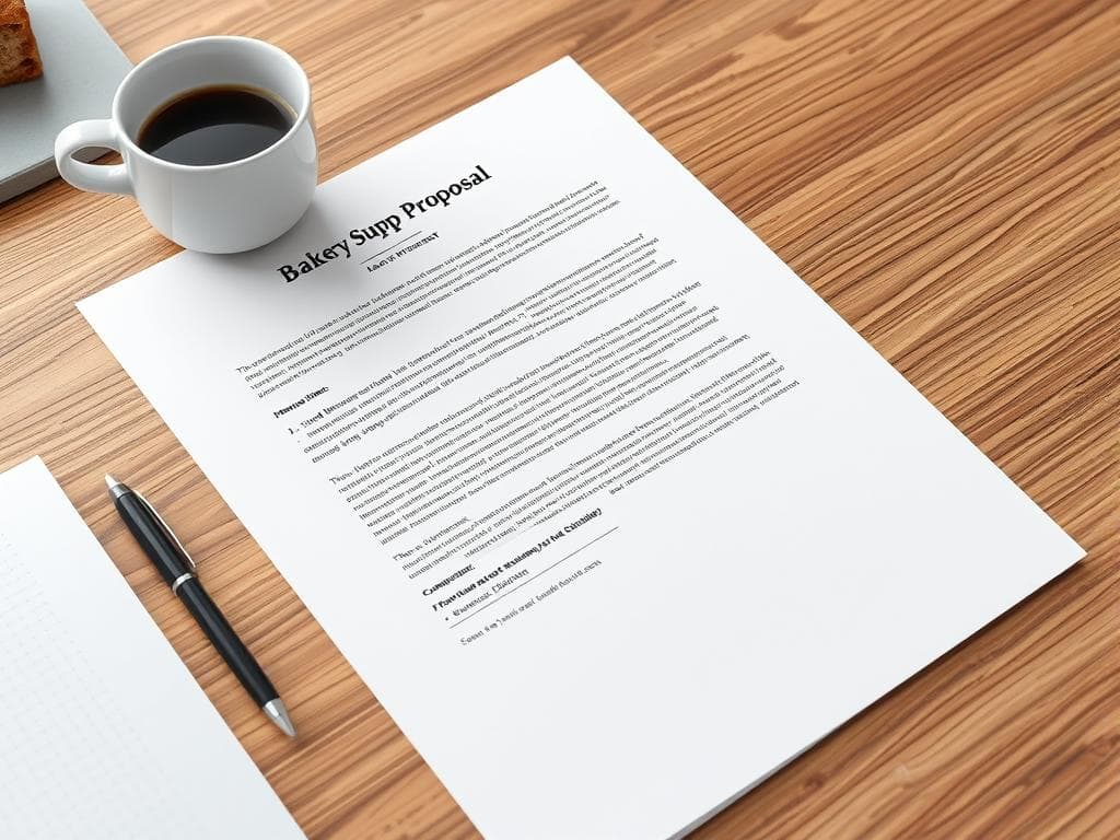 Bakery Wholesale Supply Proposal (Letter + Spec Sheet)