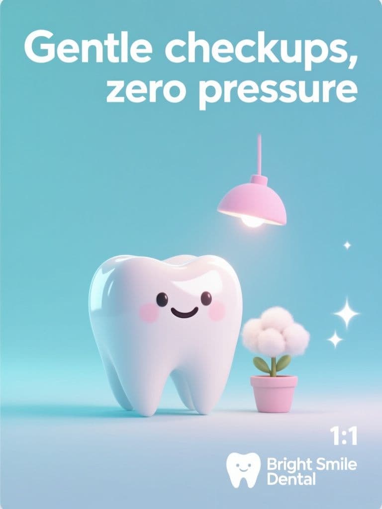 Dental Clinic Retargeting Ad (Airy Minimal Pastel)