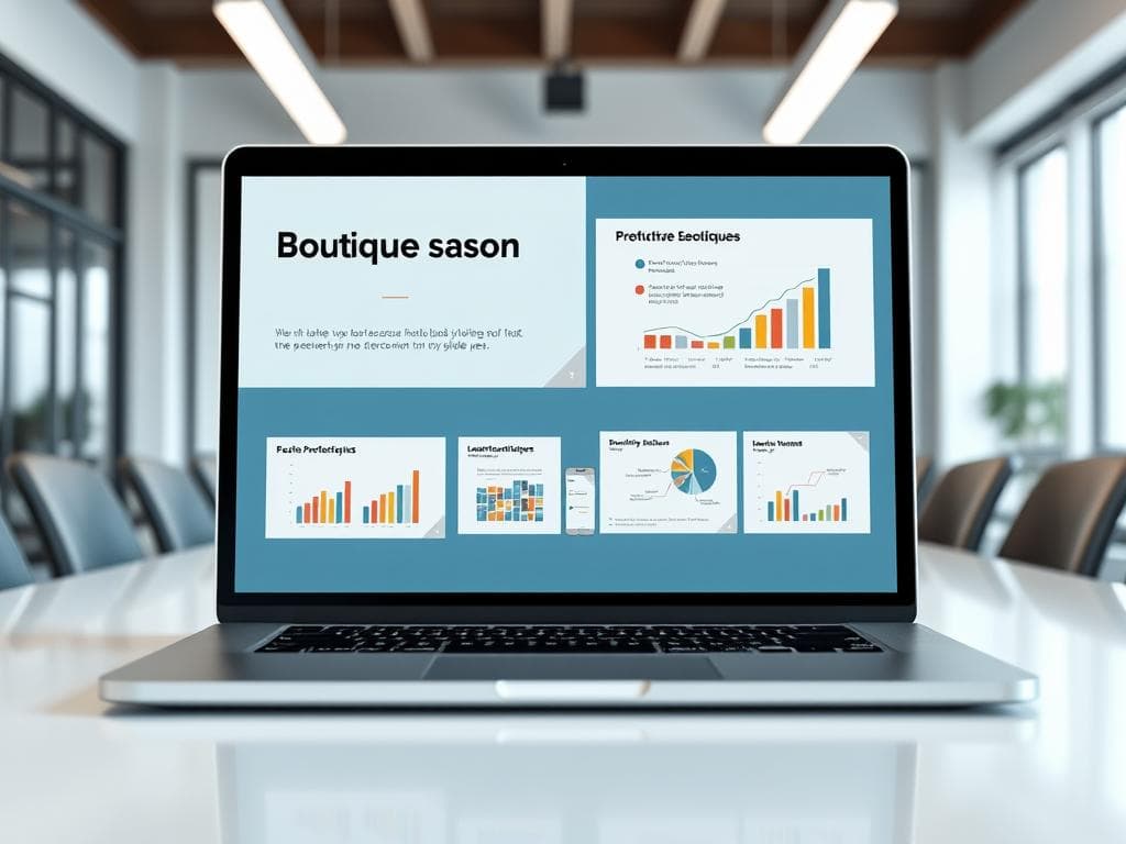 Boutique Season Retro Deck (Data Lookbook Style)