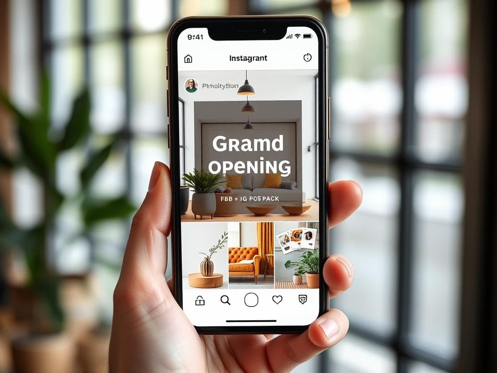 Grand Opening Post Pack (FB + IG + LINE)
