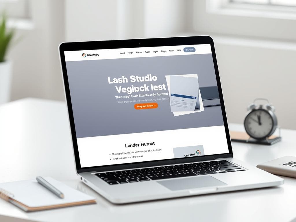 Lash Studio Lead Magnet Page (Soft-Sell Funnel)