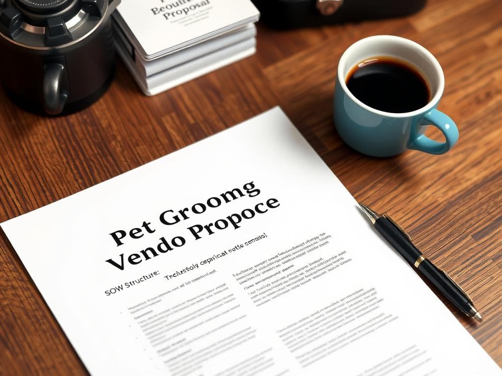 Pet Grooming Vendor Proposal (SOW Structure)