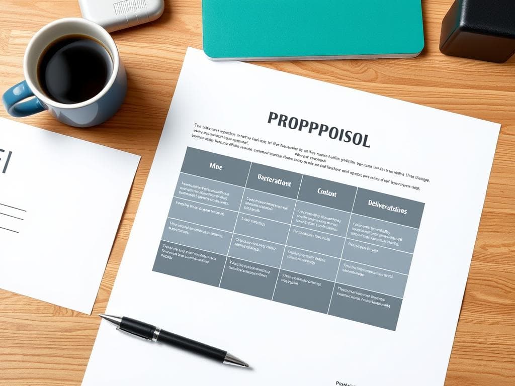 Graduation Photo Proposal (Deliverables Grid)
