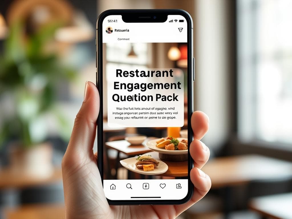 Restaurant Engagement Question Pack (12 Comment Starters)